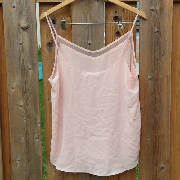LOVELY SOFT Pink Tank Top Camisole DEVOTED Luxury Apparel Size Large - Picture 4 of 4
